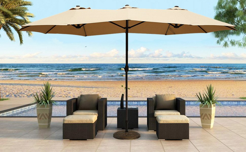 Illustration for article titled Outdoor Umbrellas Can Be a Great Way to Upgrade Your Patio on a Budget